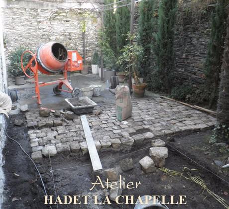 Travaux pavage maison 49